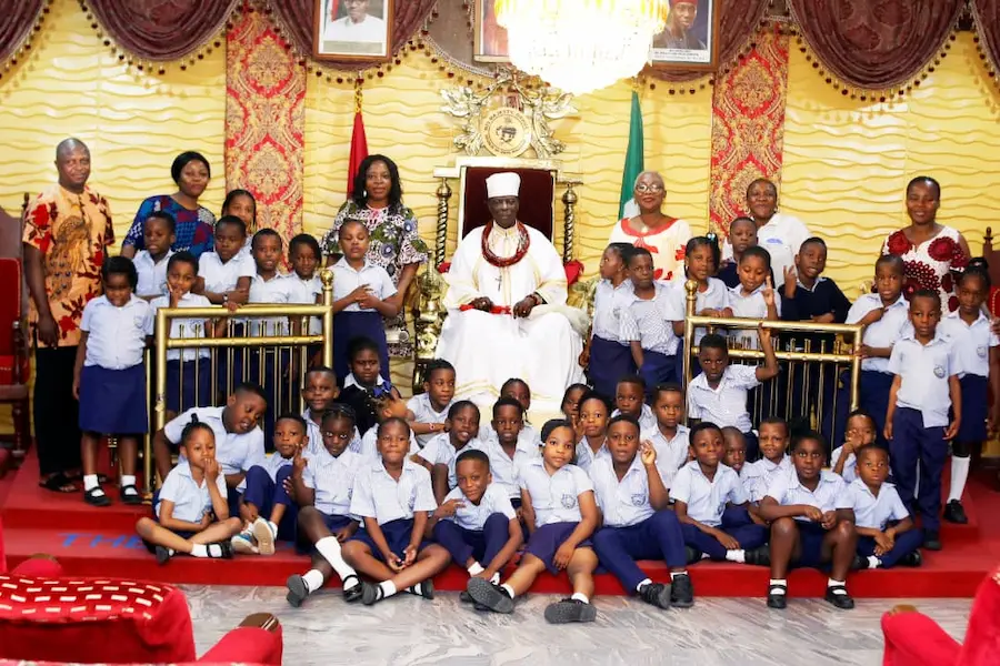 Children Learning through cultural exploration.